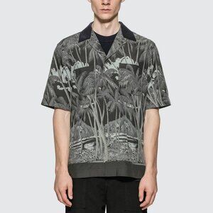 Sacai x Sun Surf Grey Diamond Head Tropical Shirt